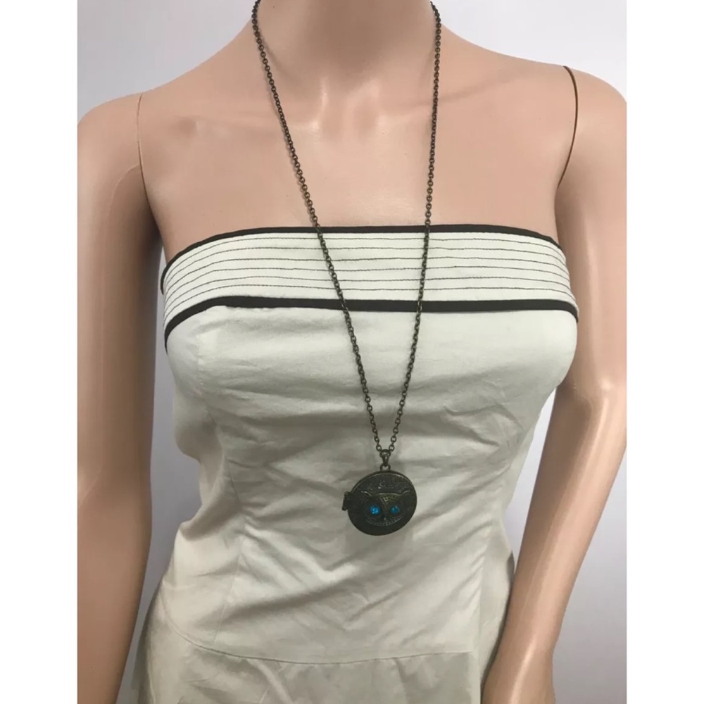 ALYN PAIGE Tan Brown Strapless A-Line Dress - Picture 2 of 5